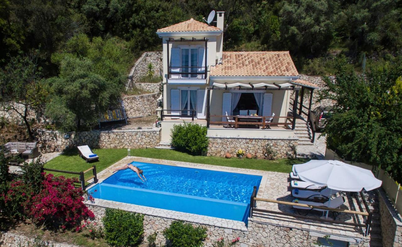 נידרי Villa Pasithea - Breathtaking Seaviews, Infinity Pool, Privacy, Close To The Beach מראה חיצוני תמונה