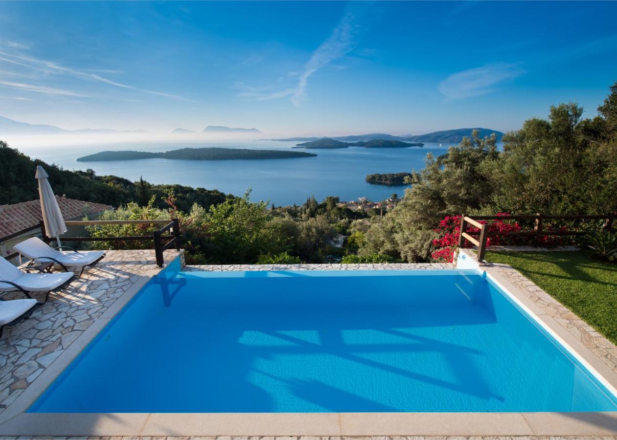 נידרי Villa Pasithea - Breathtaking Seaviews, Infinity Pool, Privacy, Close To The Beach מראה חיצוני תמונה
